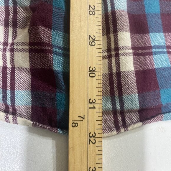 L.L. Bean Plaid Flannel Shirt Mens XL Traditional Fit Button Up Outdoor Camp - Picture 8 of 10